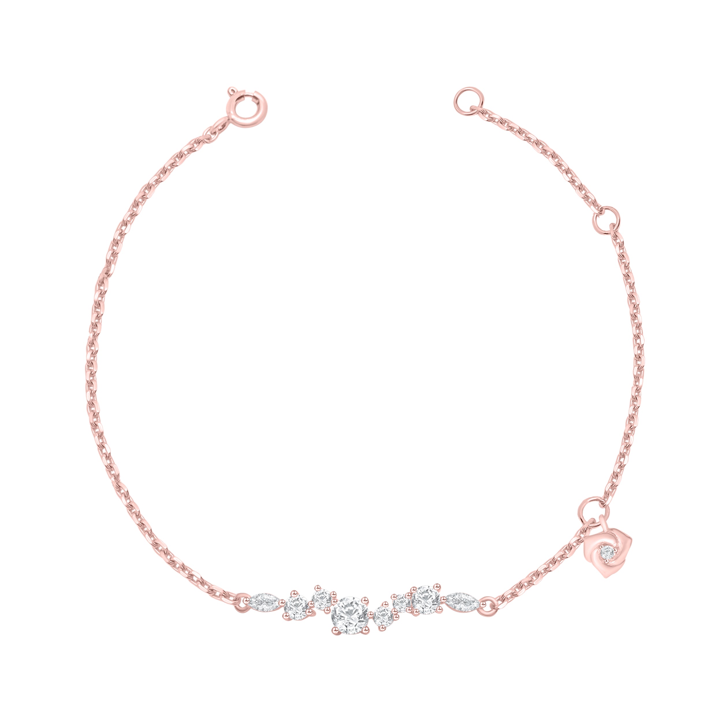 Flower Style Fancy Shape Bracelet