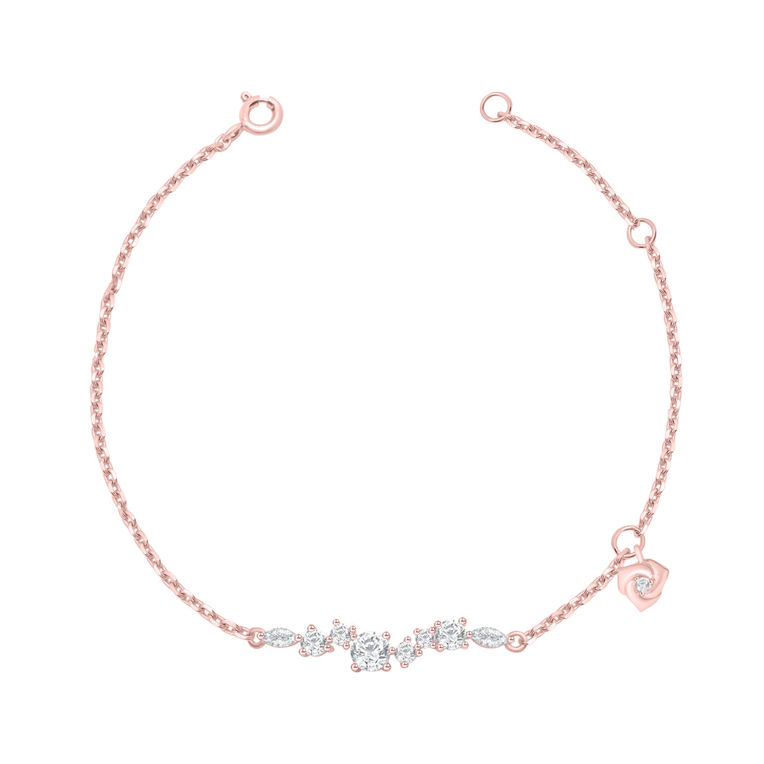 Flower Style Fancy Shape Bracelet