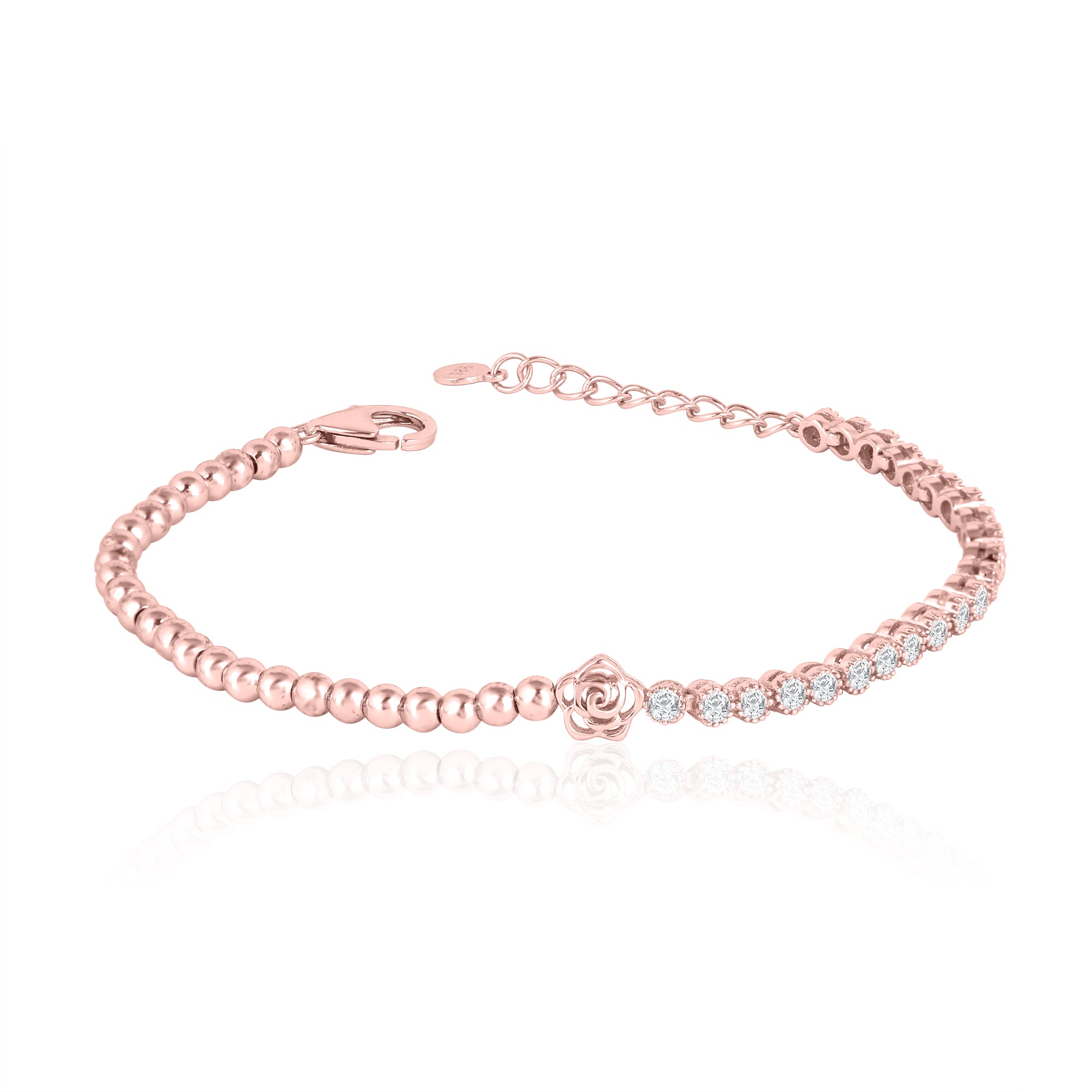 Sleek Simplicity: Half Tennis Bracelet