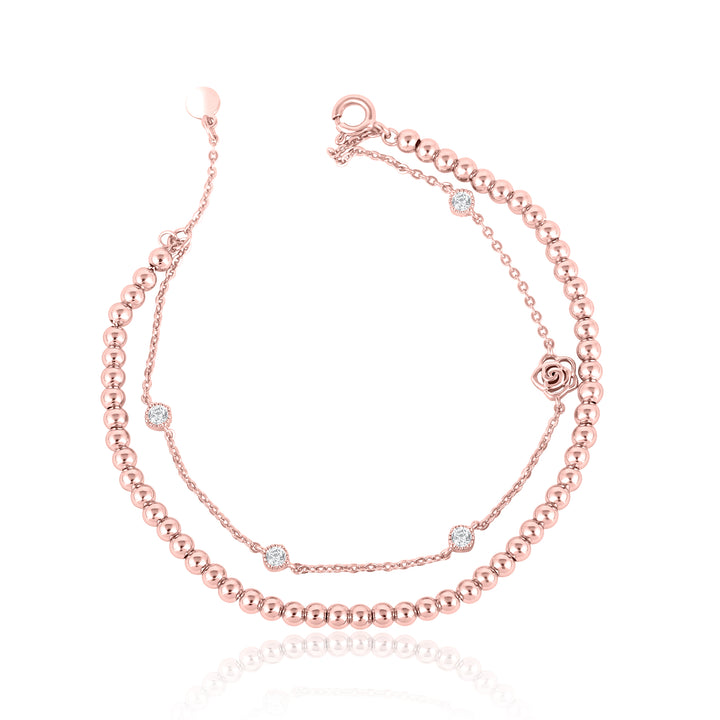 Diamond Charm Bracelet