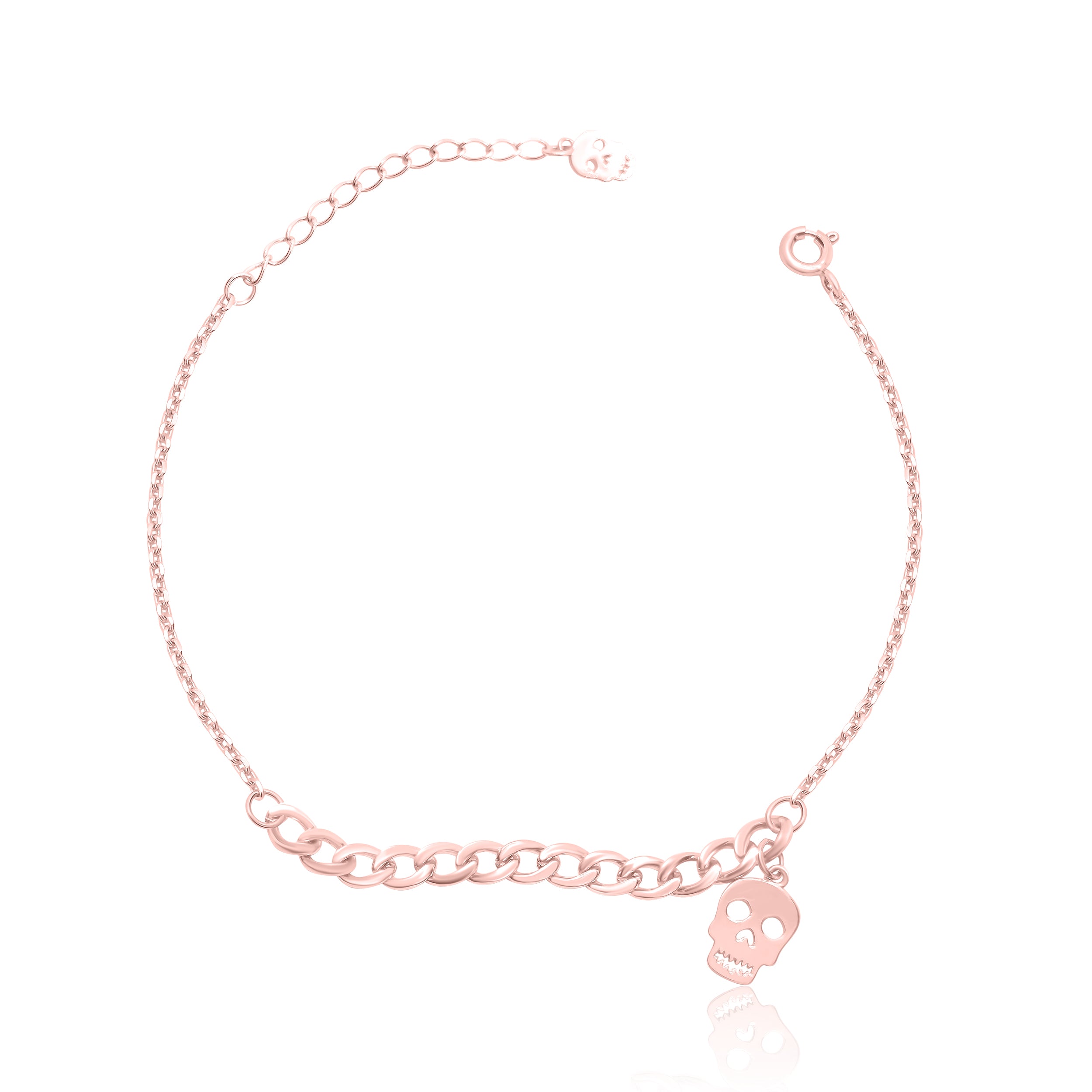 Skull Charm Bracelet