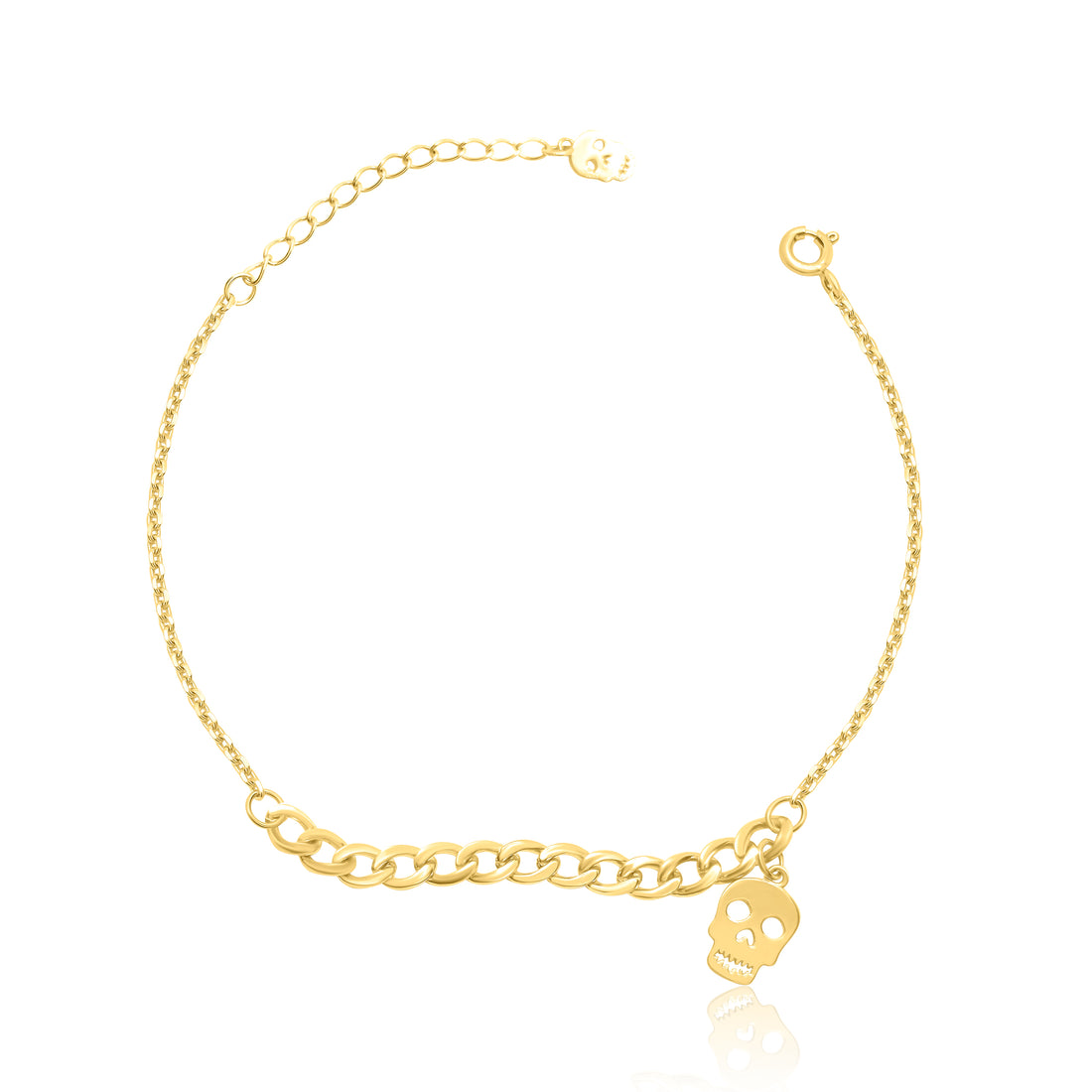 Skull Charm Bracelet