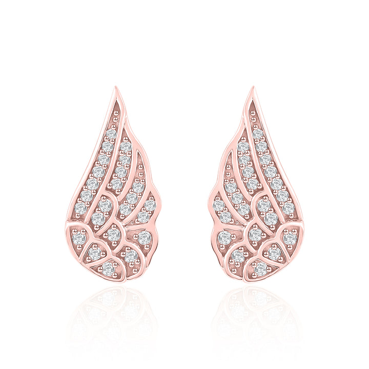 Angle Wings Diamond Earrings