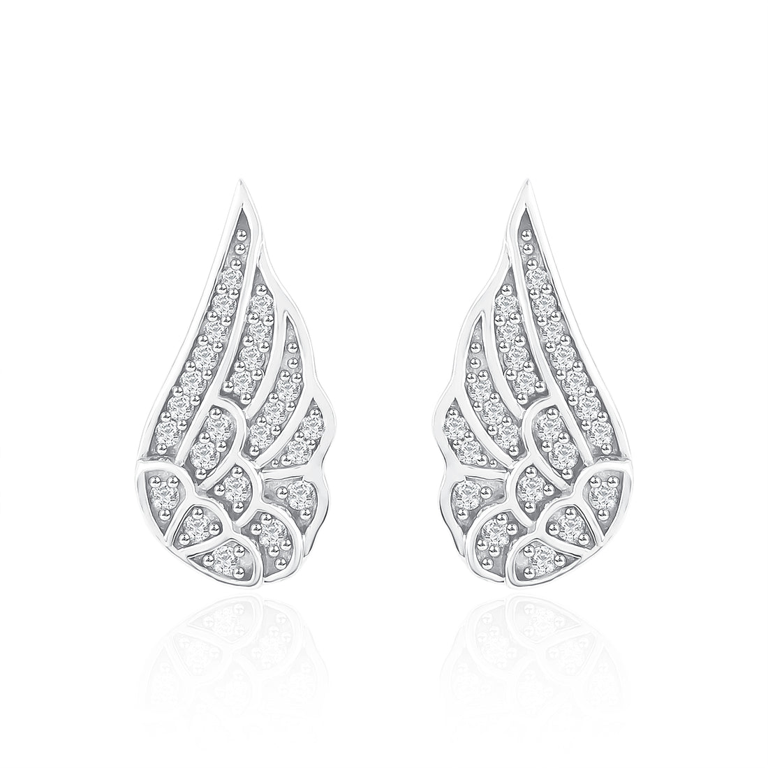 Angle Wings Diamond Earrings