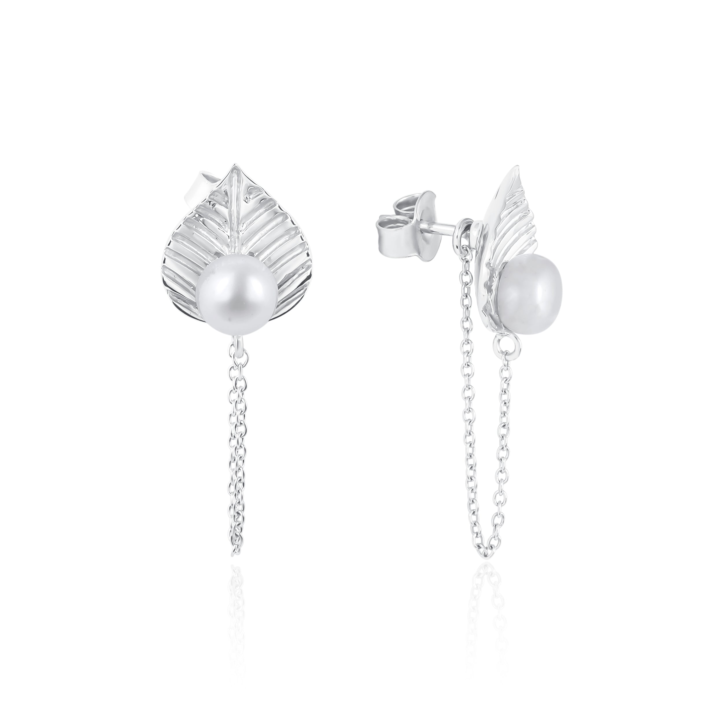 Beautiful Petal Dimond Earrings