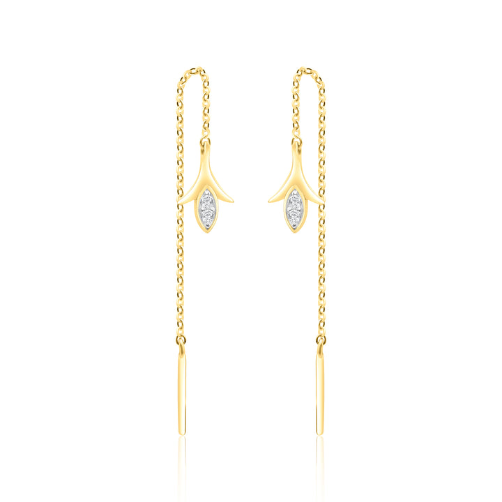 Gold Drop Earrings