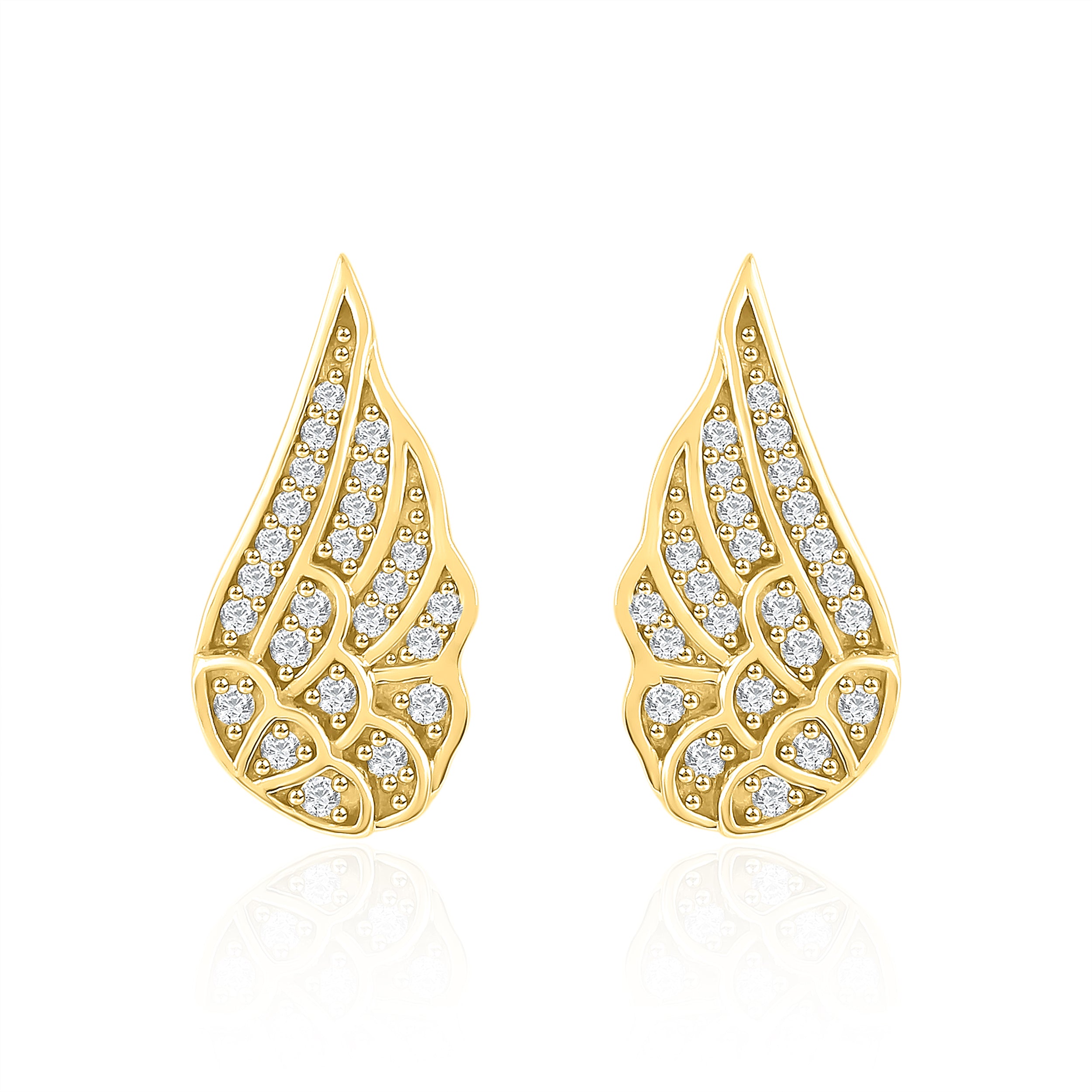 Angle Wings Diamond Earrings