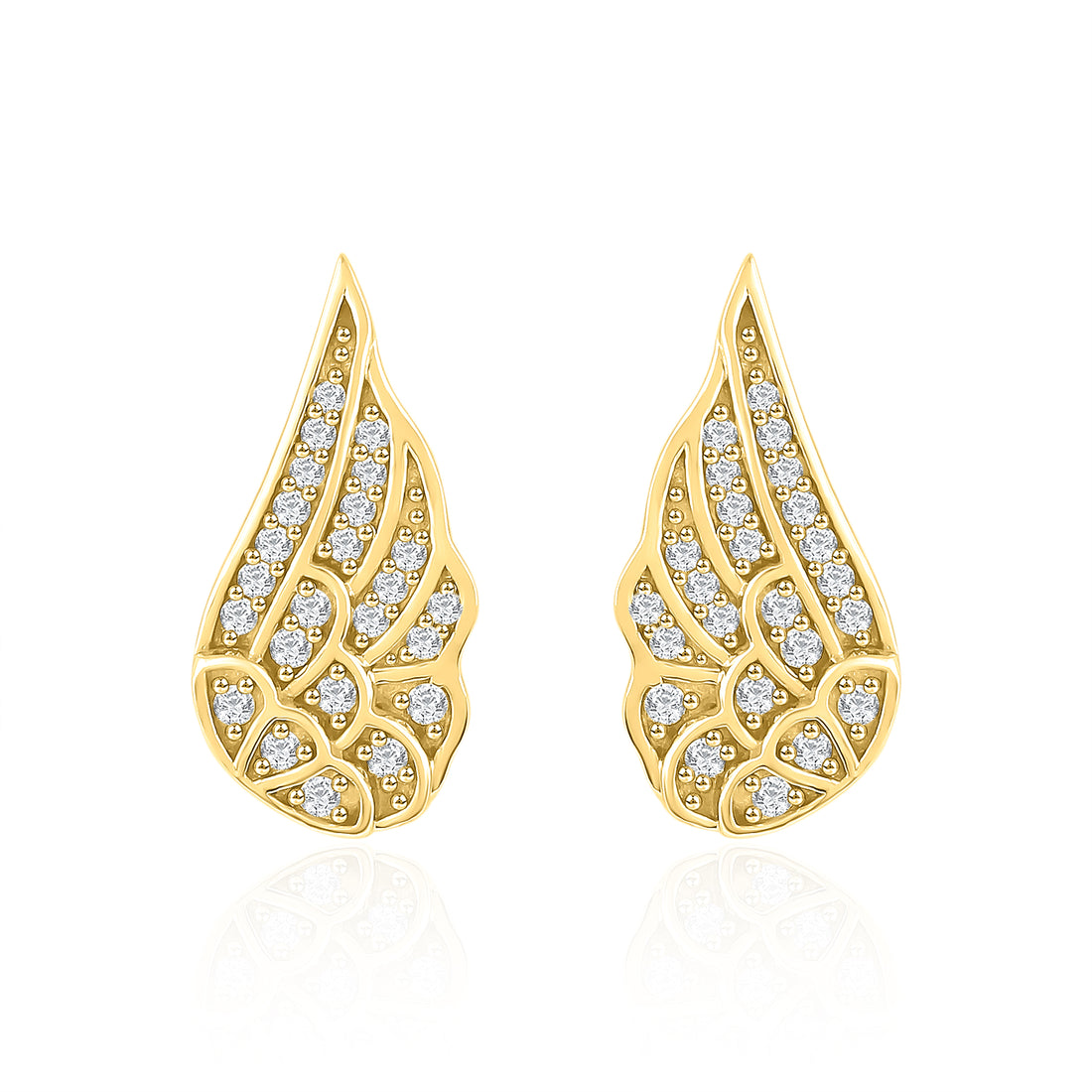 Angle Wings Diamond Earrings