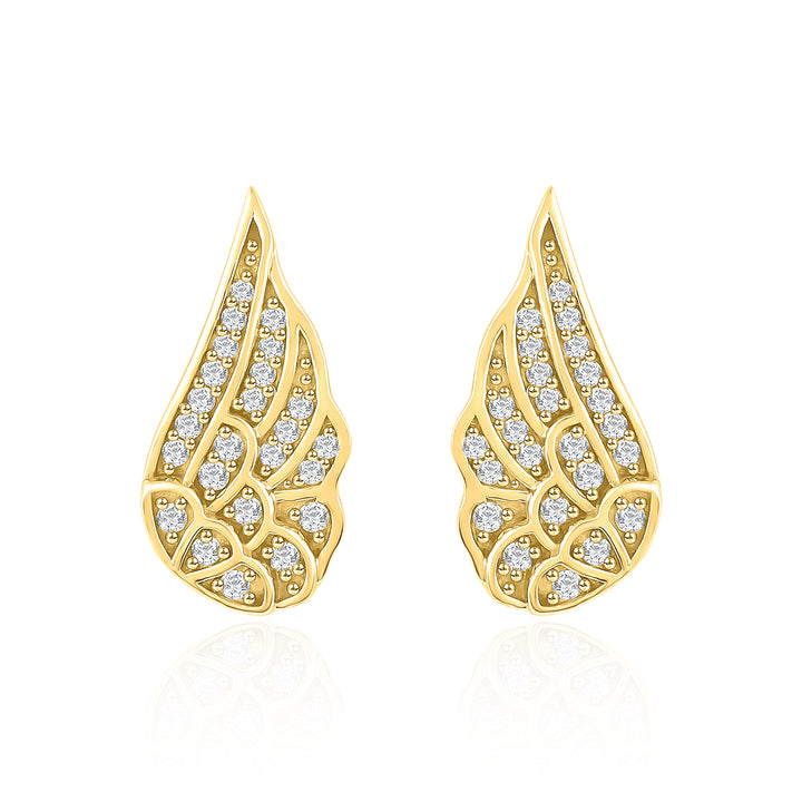 Angle Wings Diamond Earrings