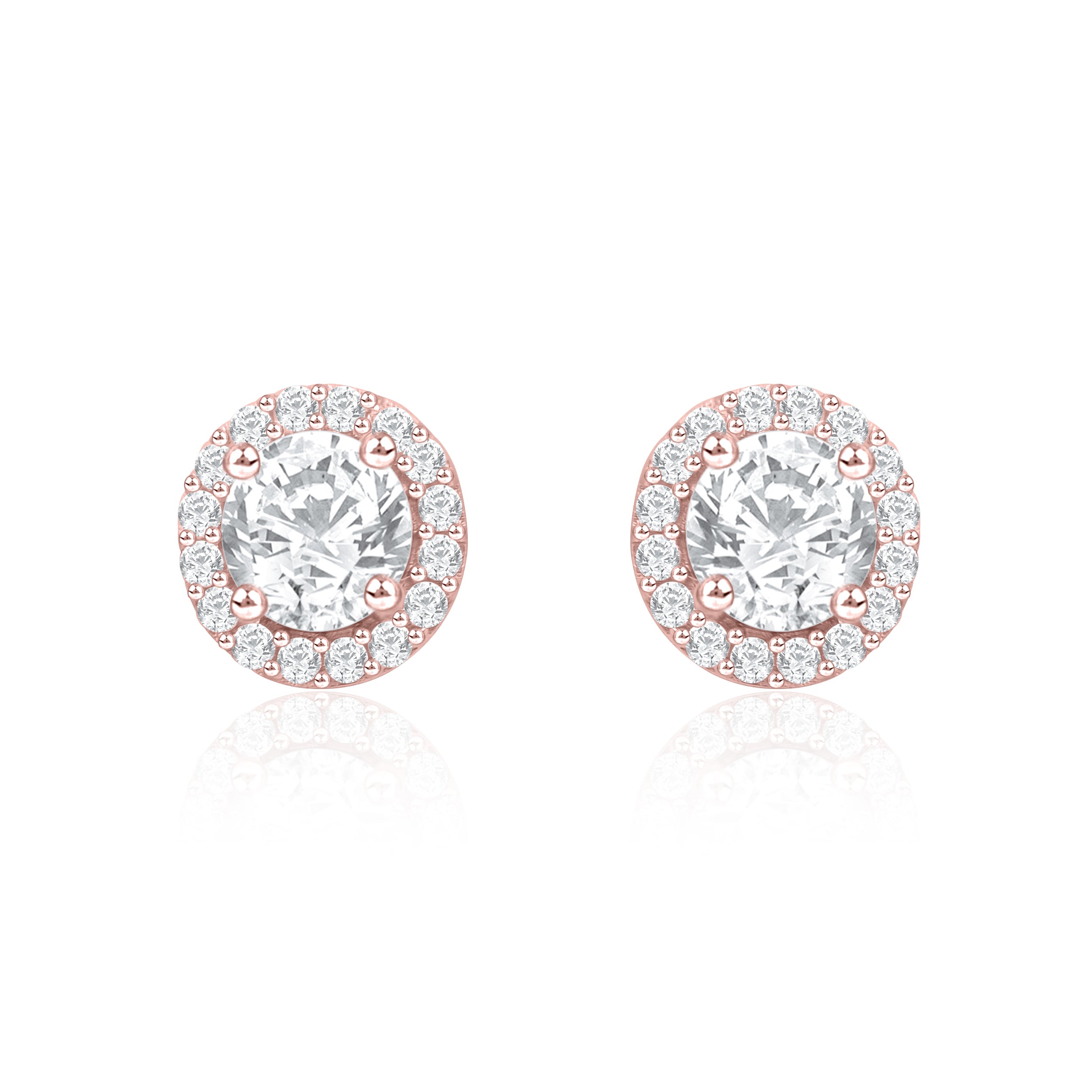 Solitaire Style Earrings