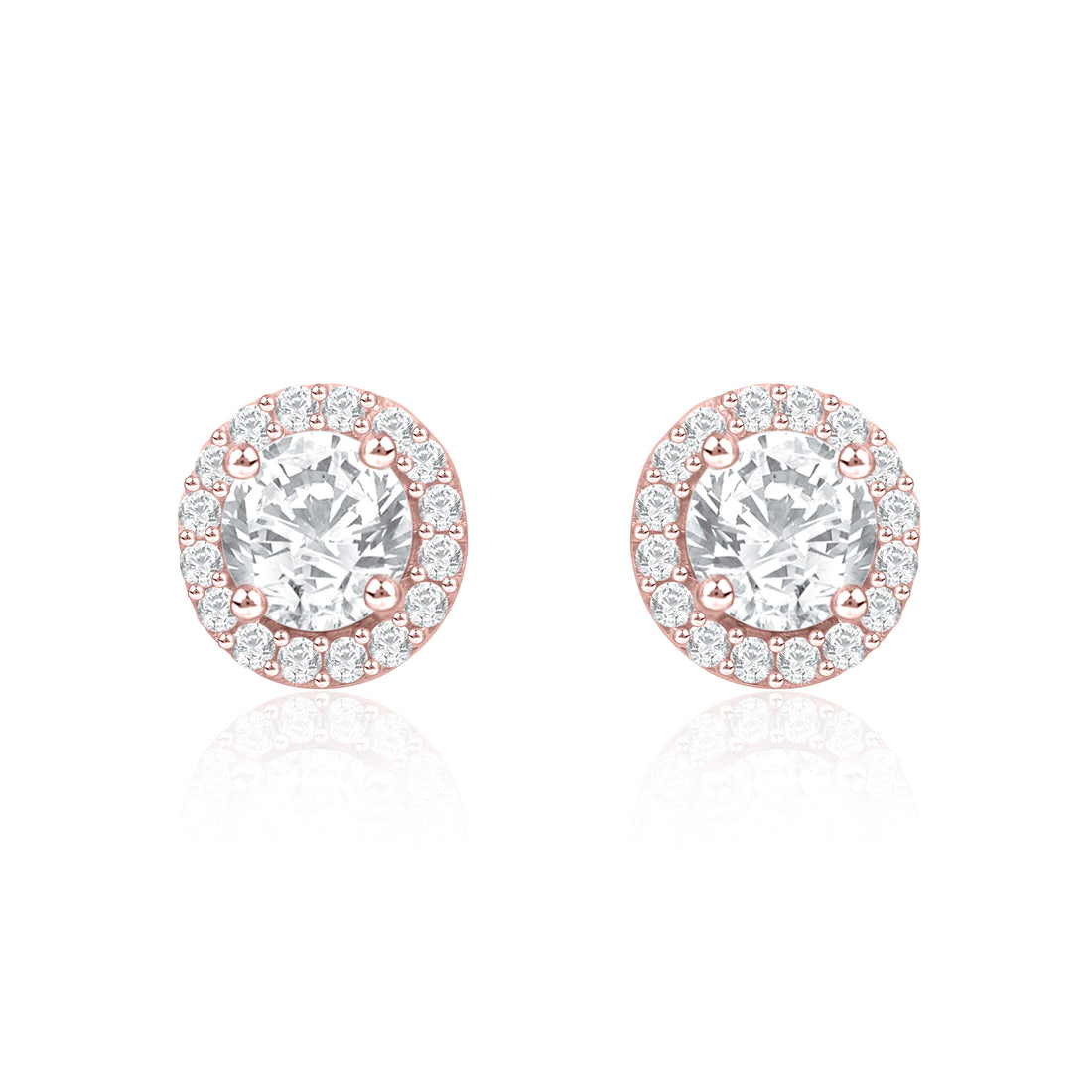 Solitaire Style Earrings