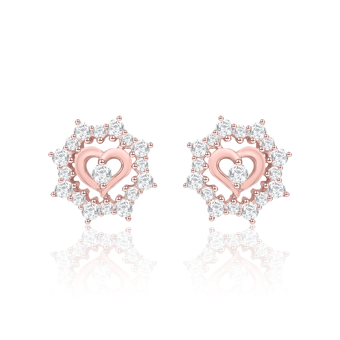 Fusion of Heart Earrings