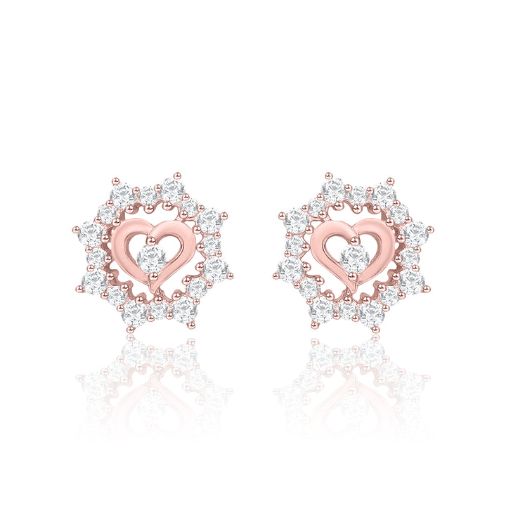 Fusion of Heart Earrings