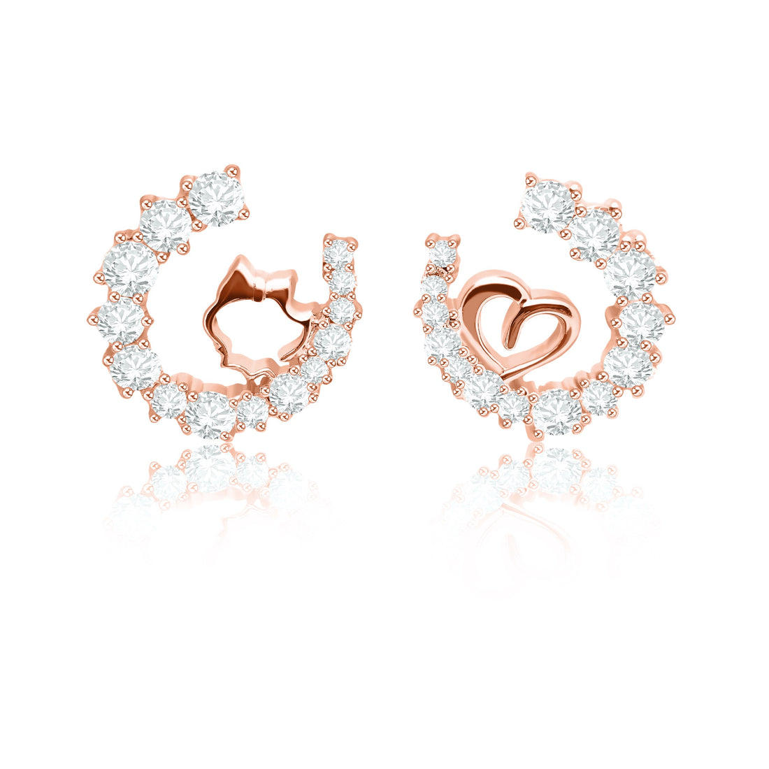 Whimsical Love Heart Earrings
