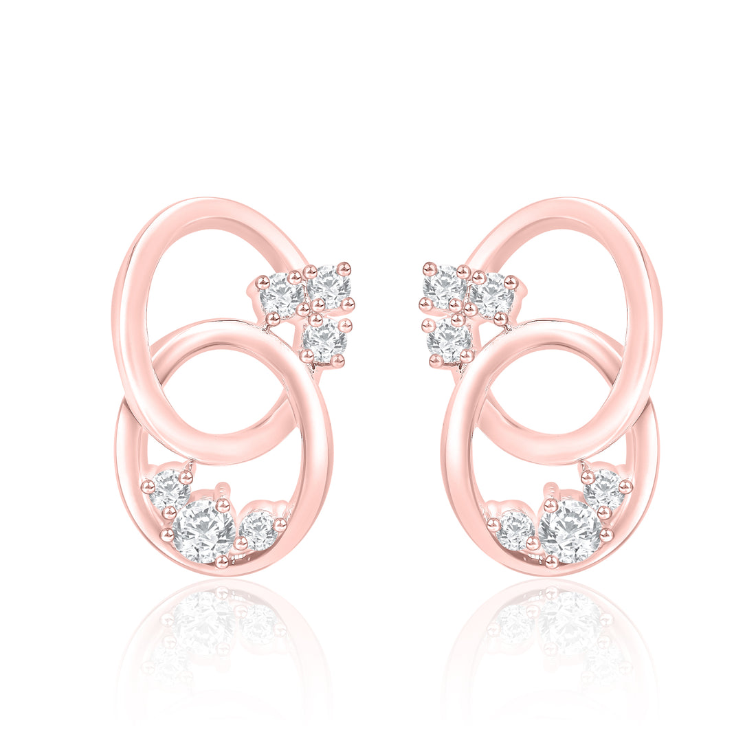 Forever Together Style Solitaire Earrings