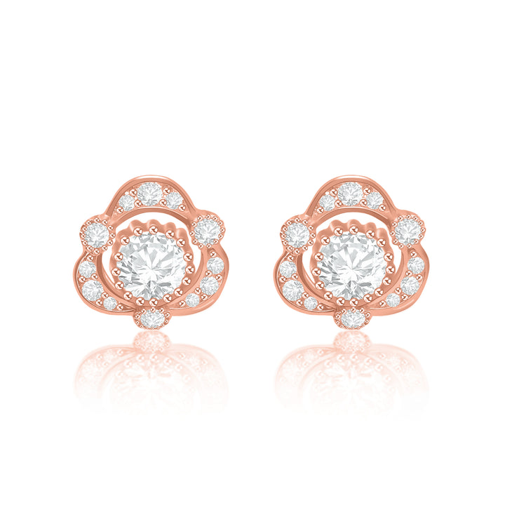 Peony Flower Earrings