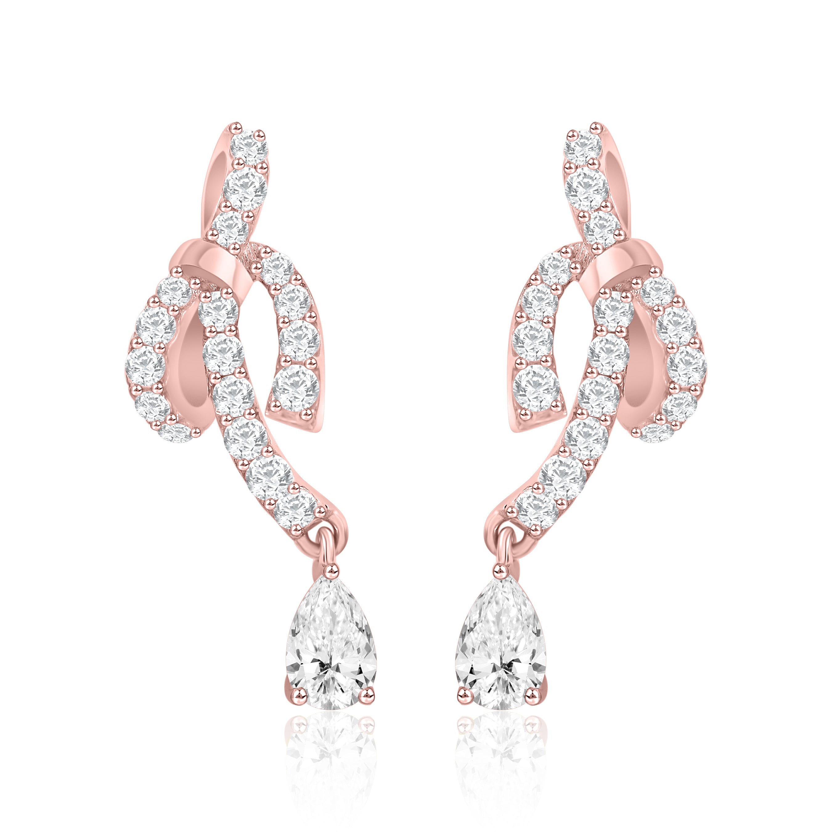 Fire Flame Style Earrings