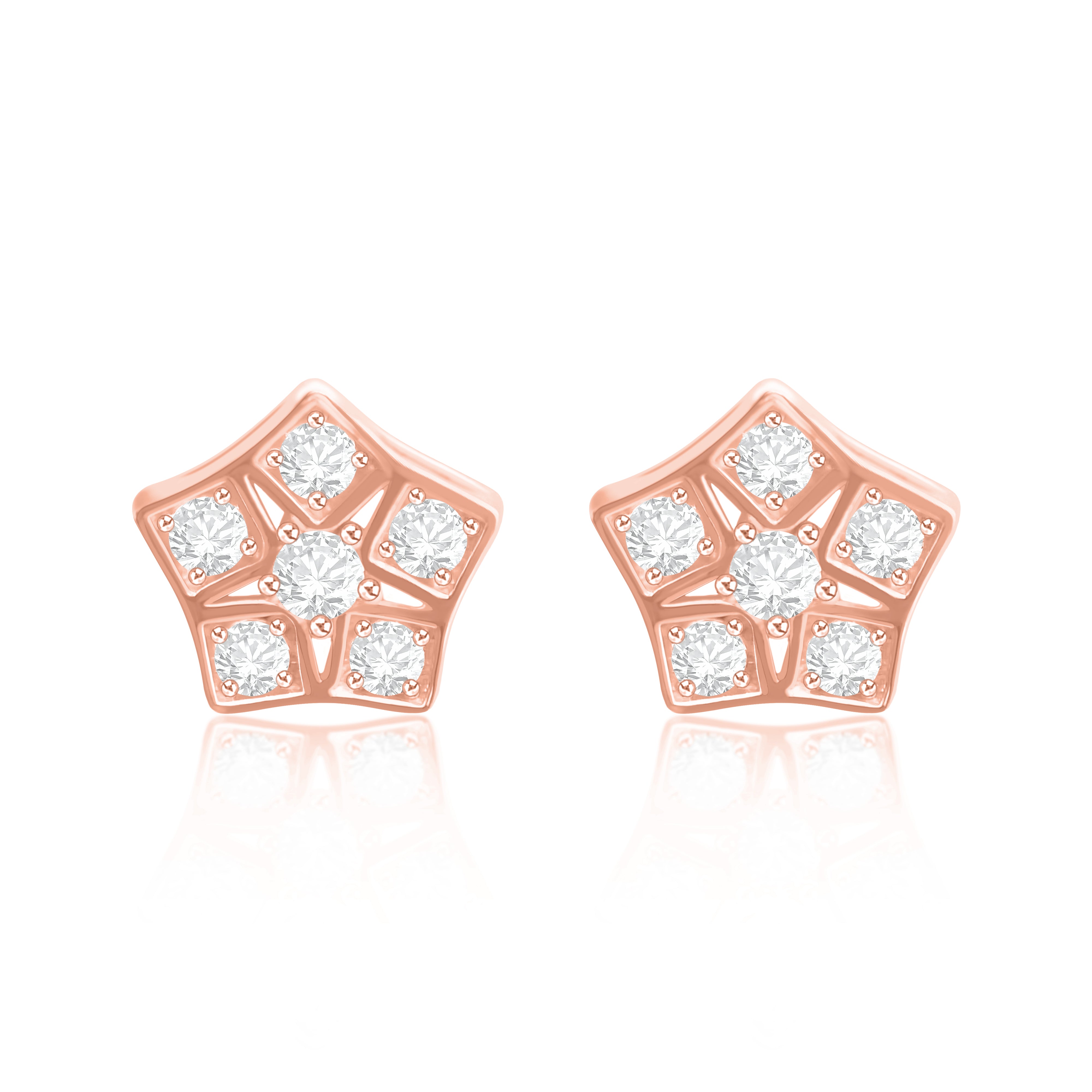 Twinkling Star Style Earrings