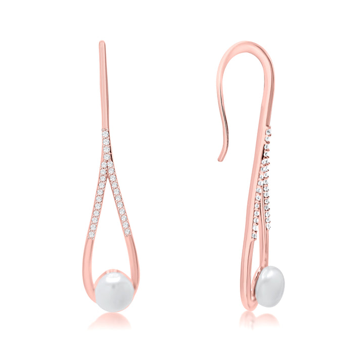 Pearl & Dangling Earrings