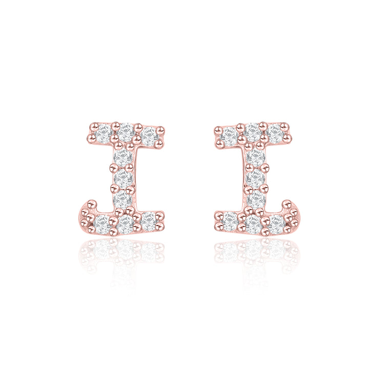 Letter I Earring