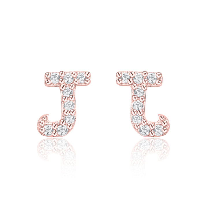 Letter J Earring