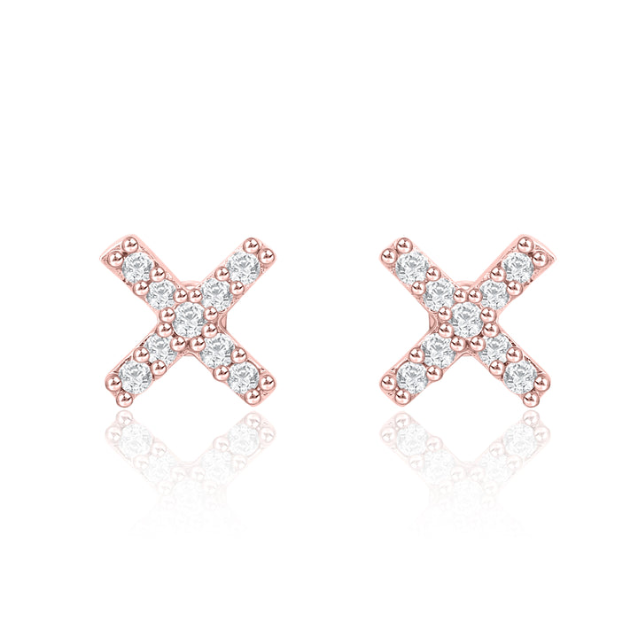 Letter X Earring
