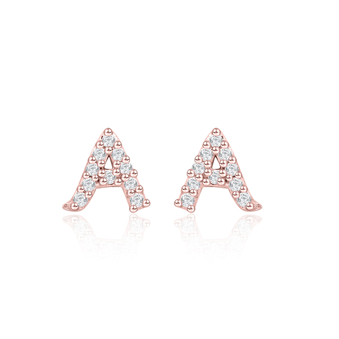 Letter A Earring