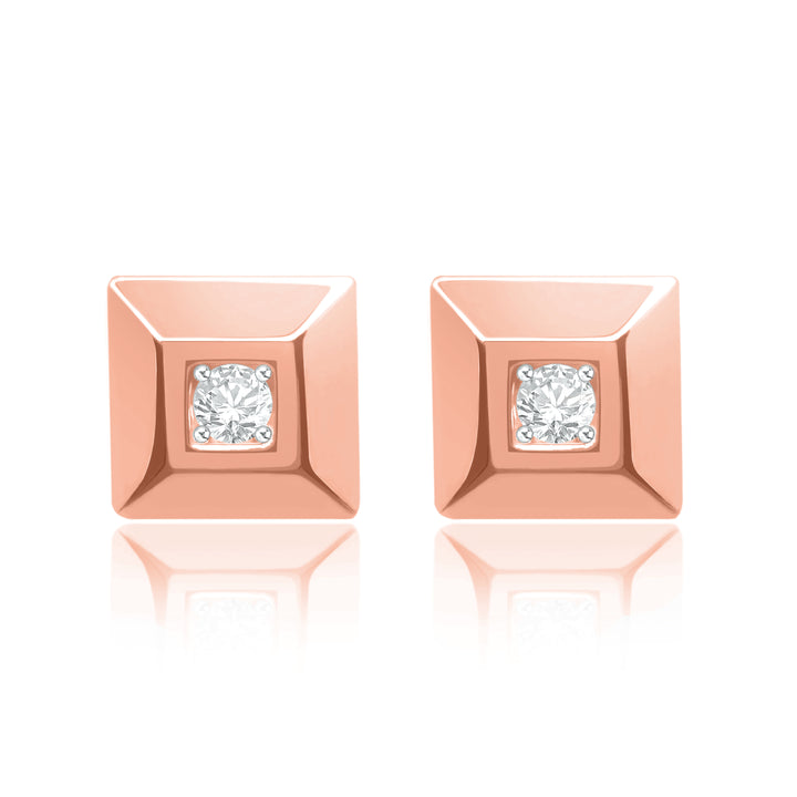 Cufflink Inspired Earrings