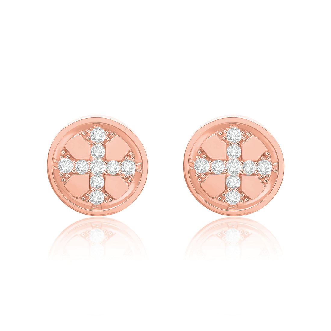 Medallion Crossstyle Earrings