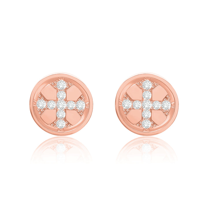 Medallion Crossstyle Earrings