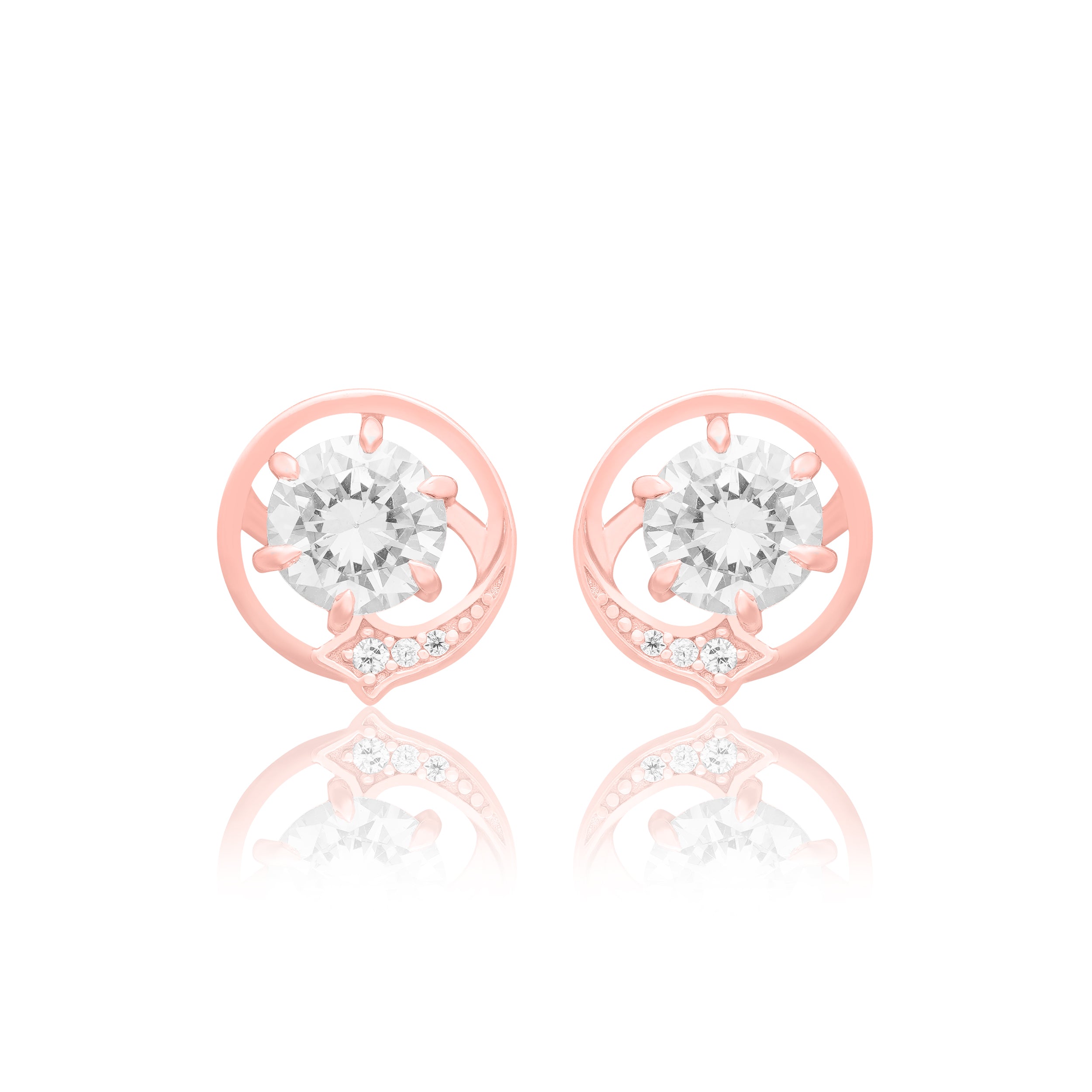 Luminous Classic Solitaire Earrings