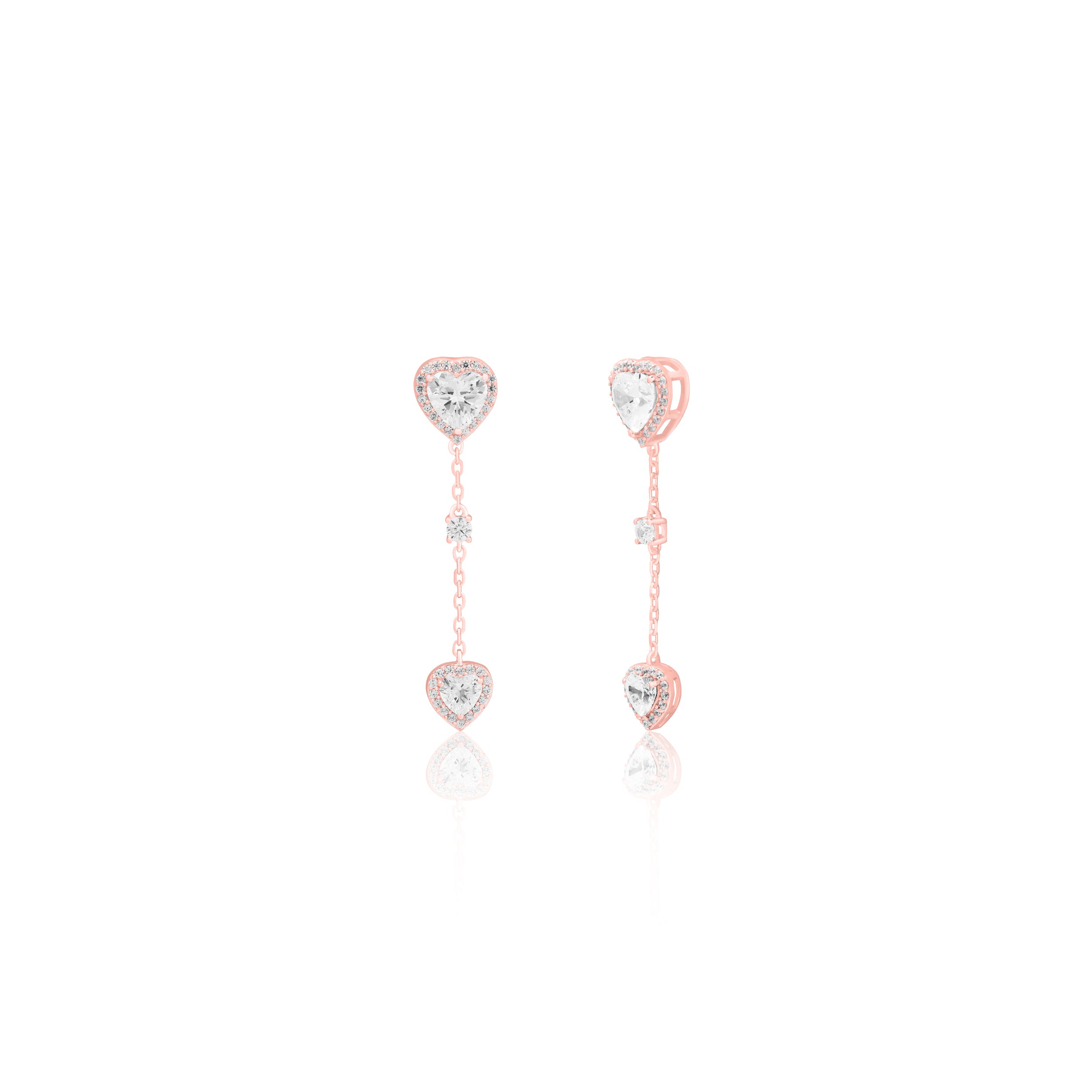 Heart To Heart Connection Earrings