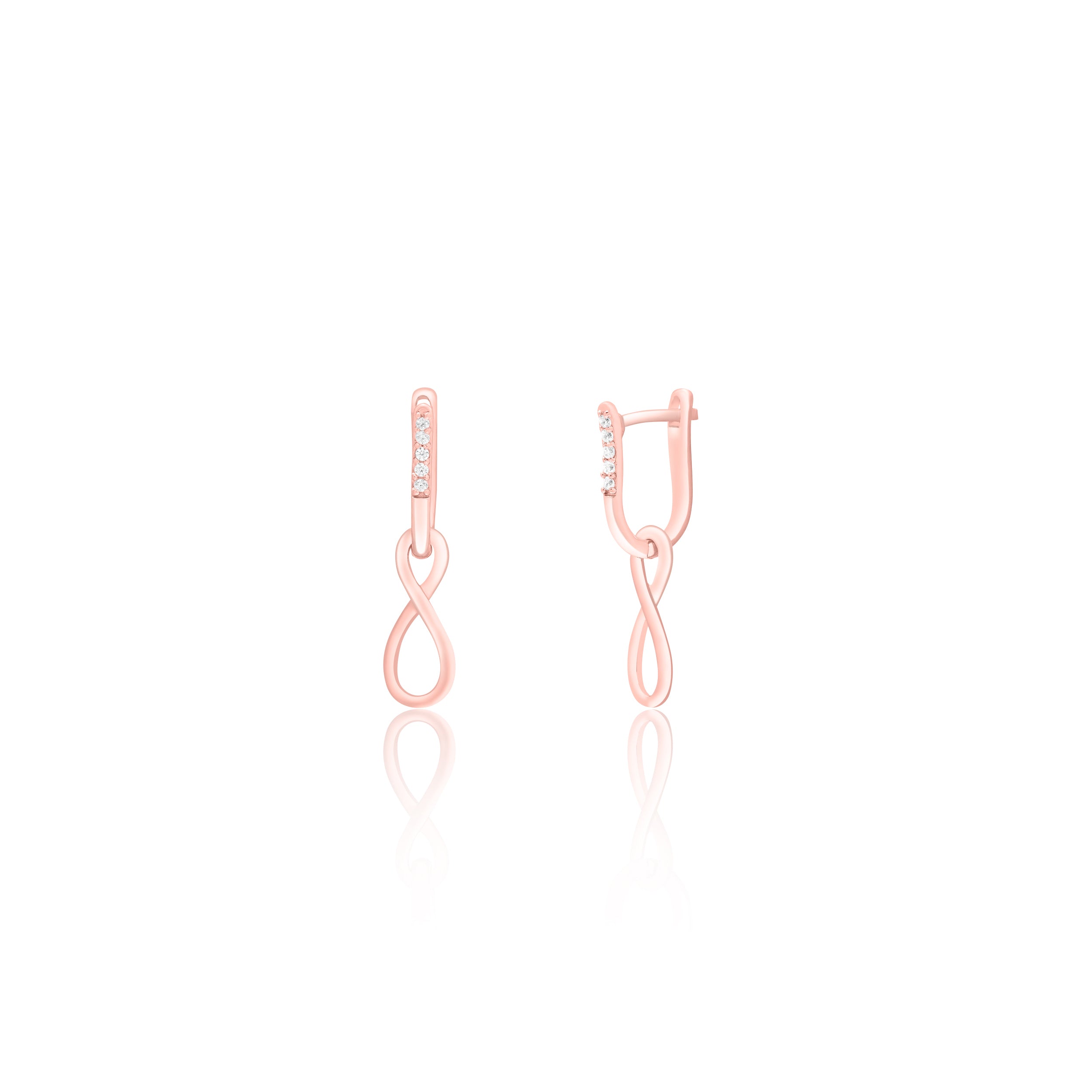 Infinity Drop Earrings
