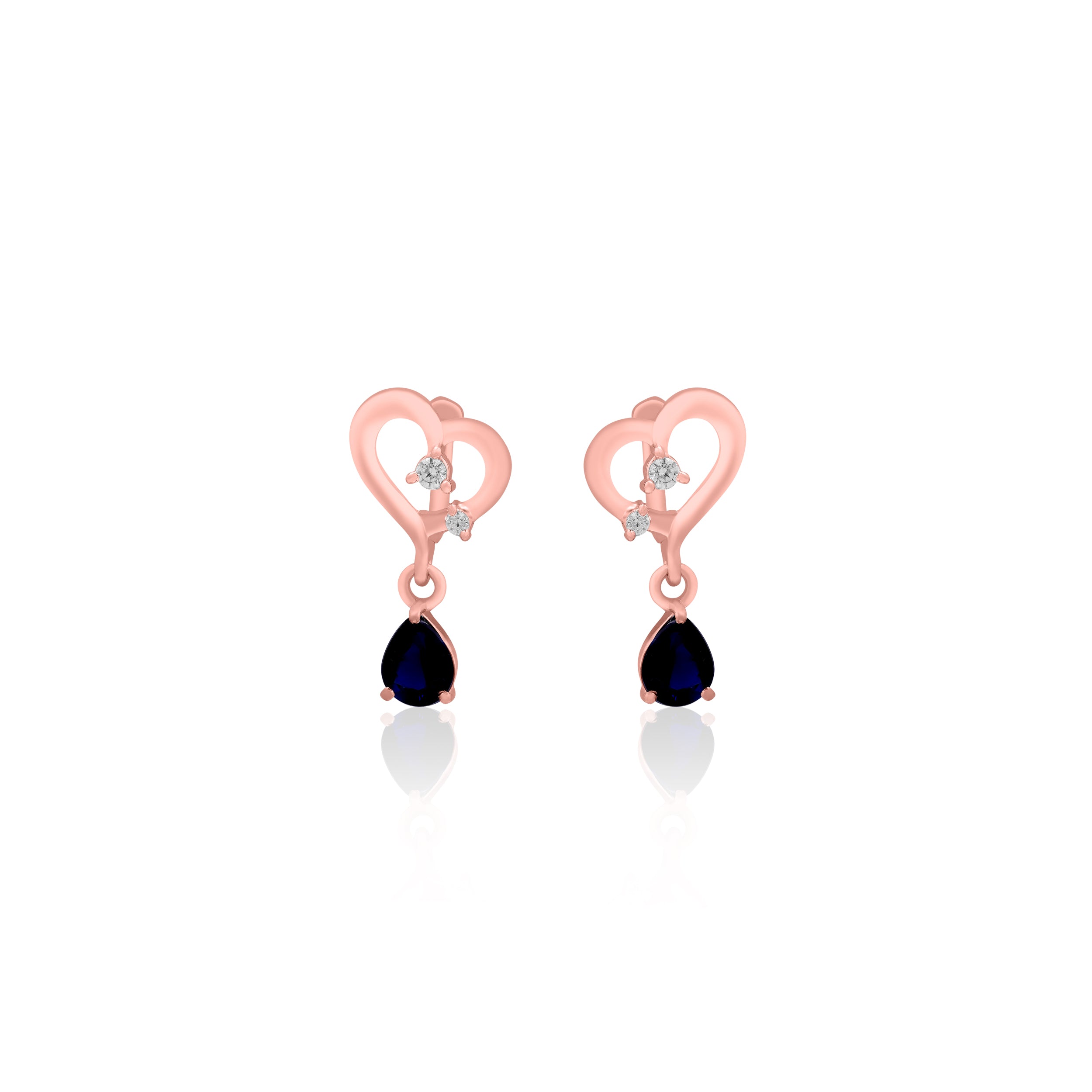 Interwind Heart Shape Earrings