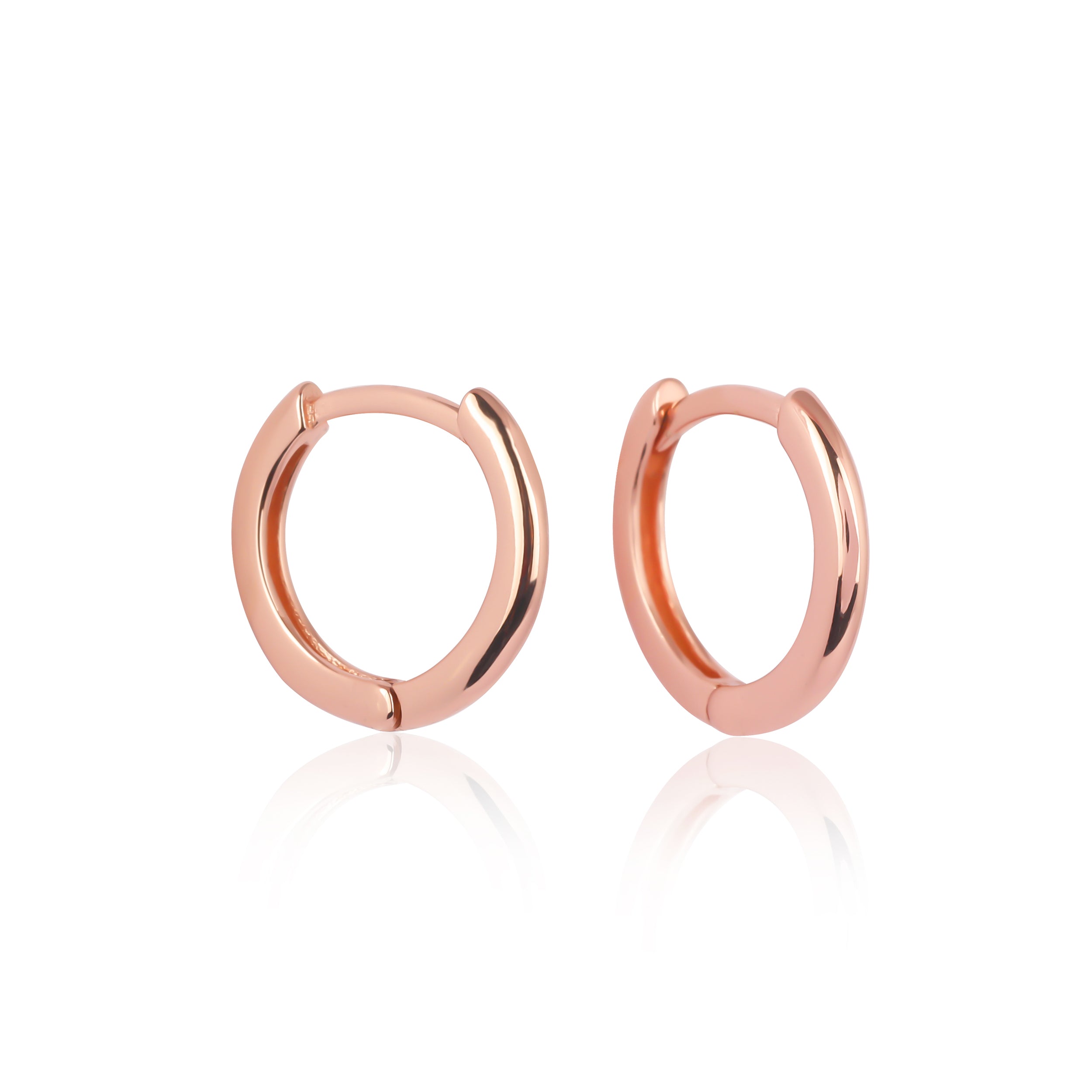 Small Hoop Round Earrings