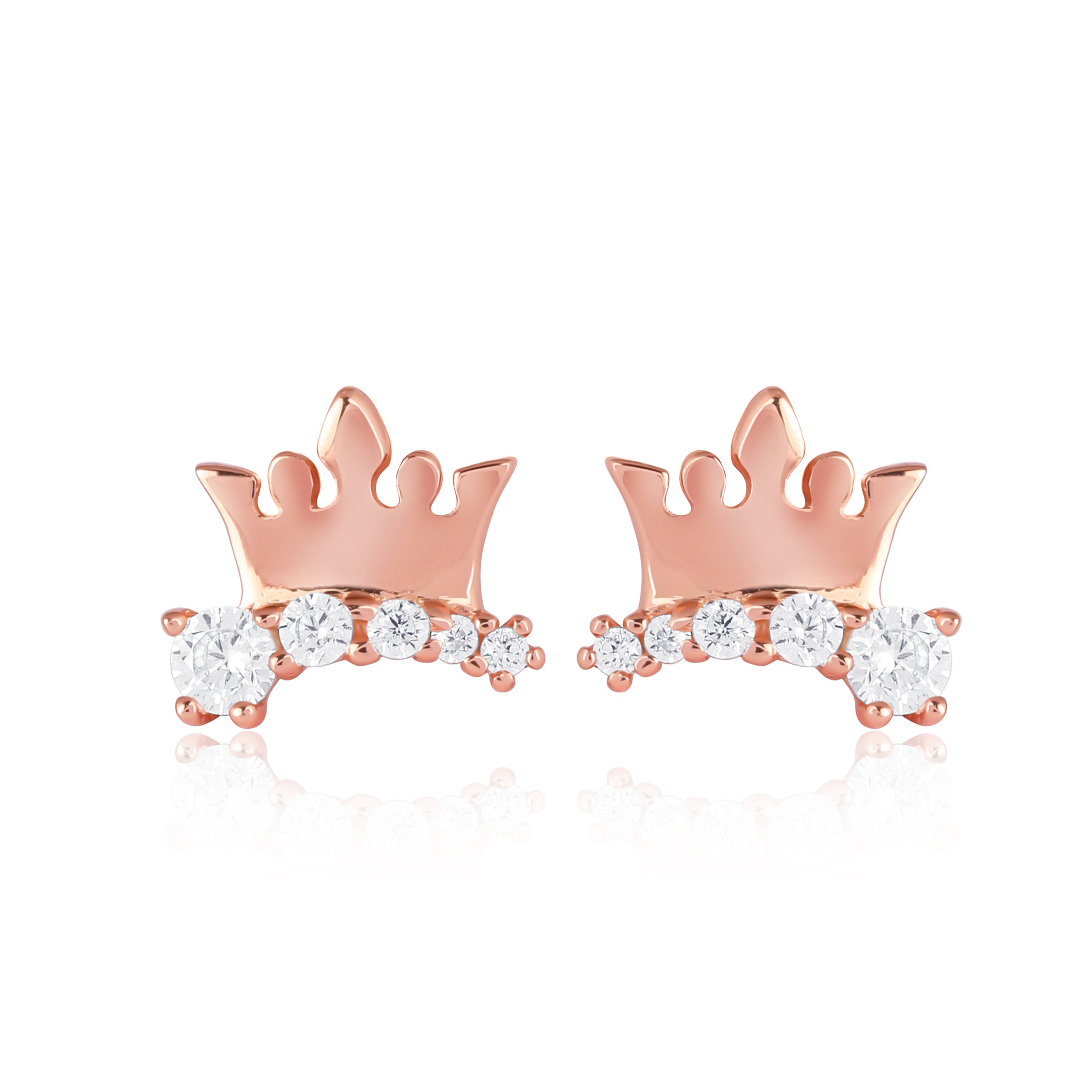 Crown Style Earrings