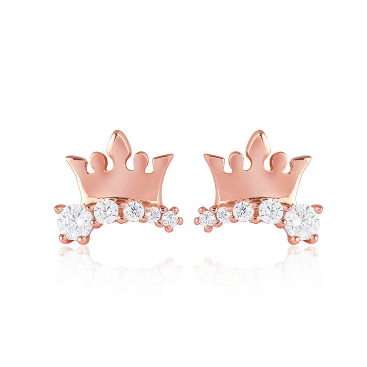 Crown Style Earrings