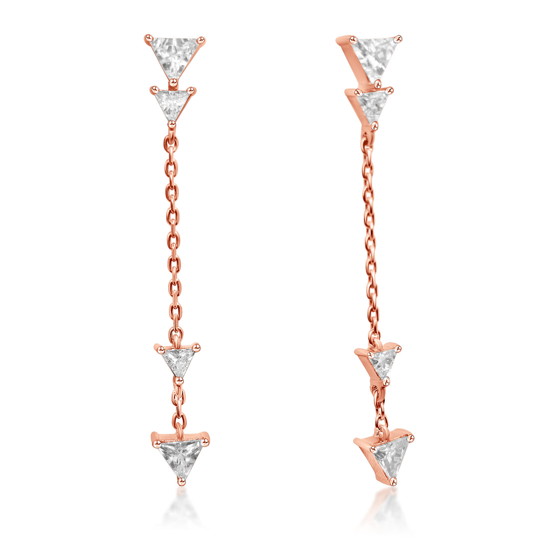 Arrow Inspired Sleek Long Earrings