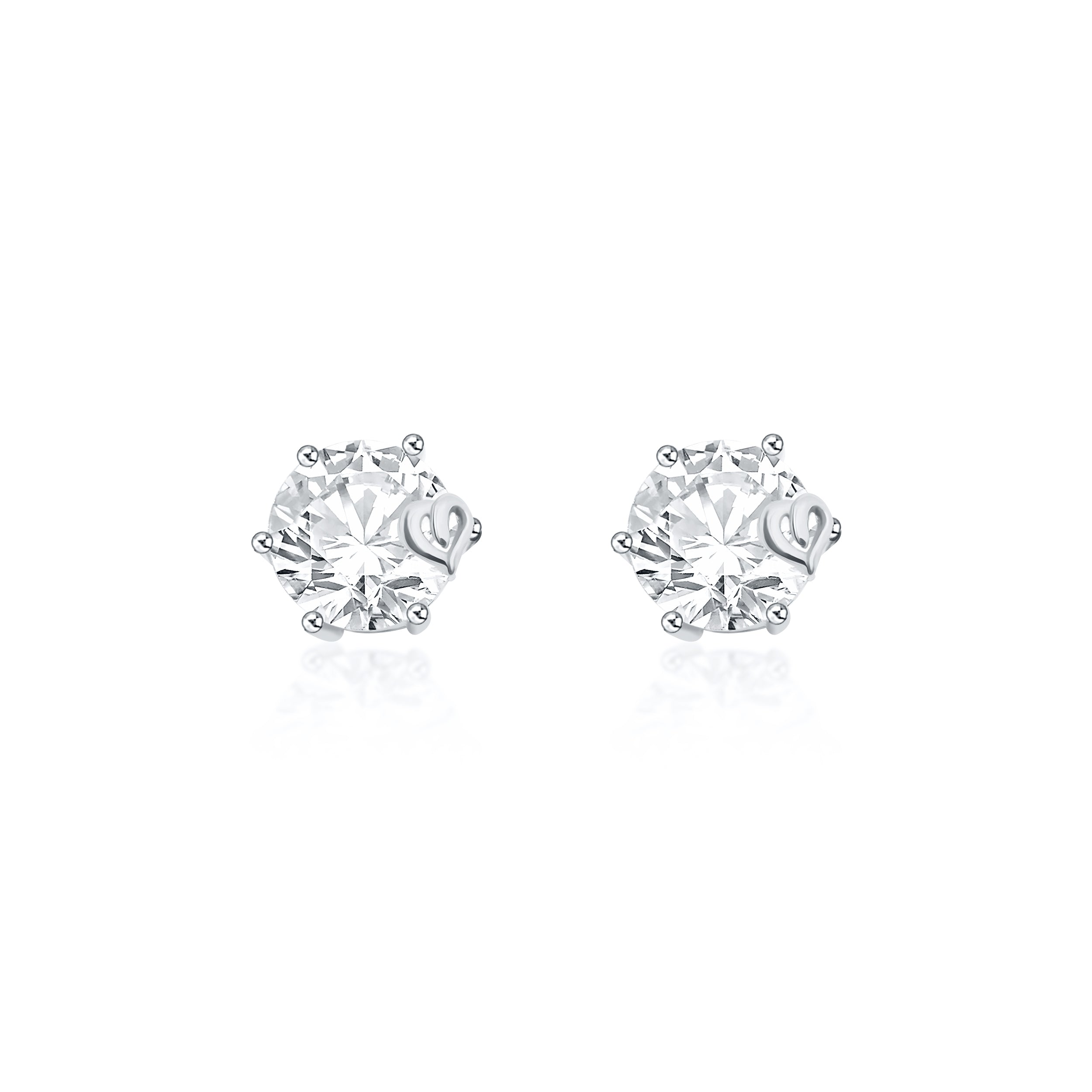 Sparkling Heart Earrings