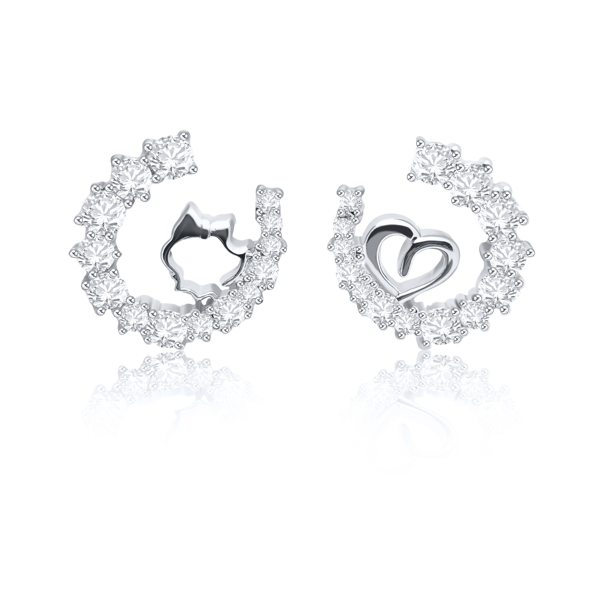 Whimsical Love Heart Earrings