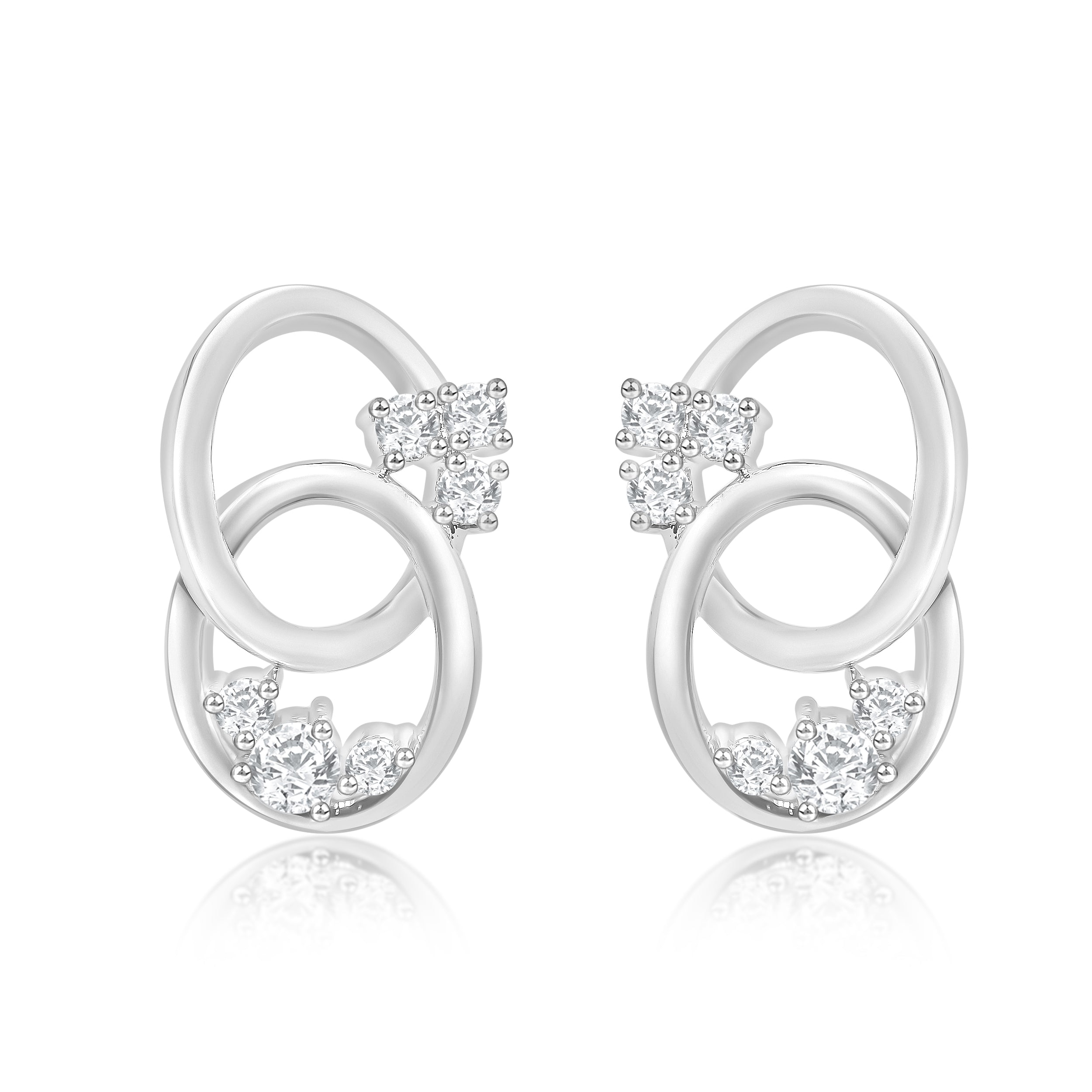 Forever Together Style Solitaire Earrings