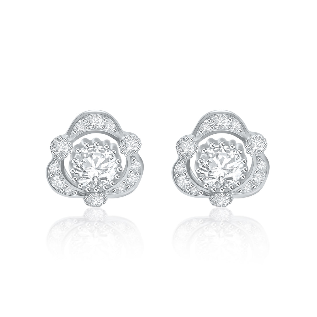 Peony Flower Earrings