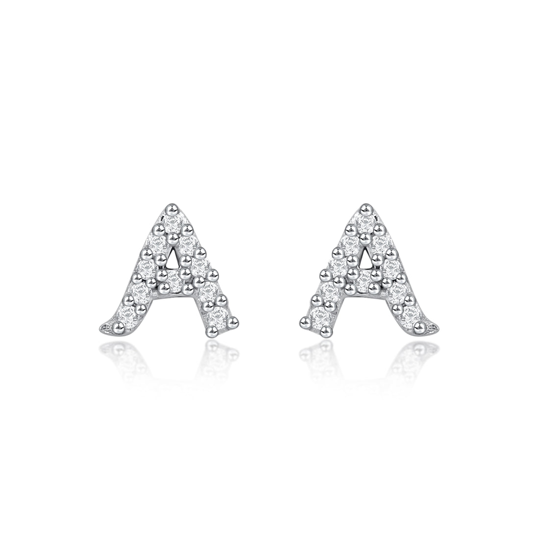 Letter A Earring