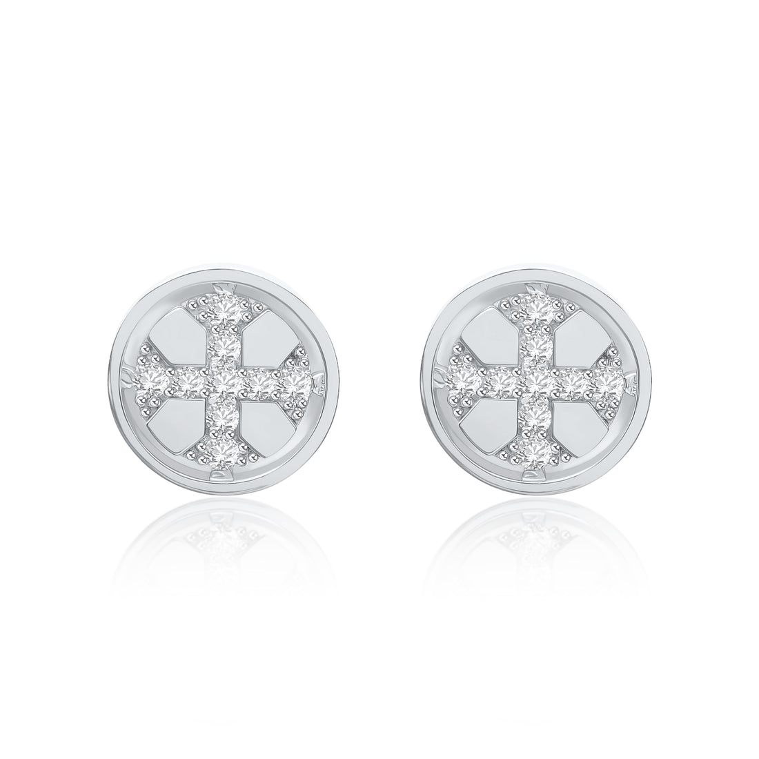 Medallion Crossstyle Earrings