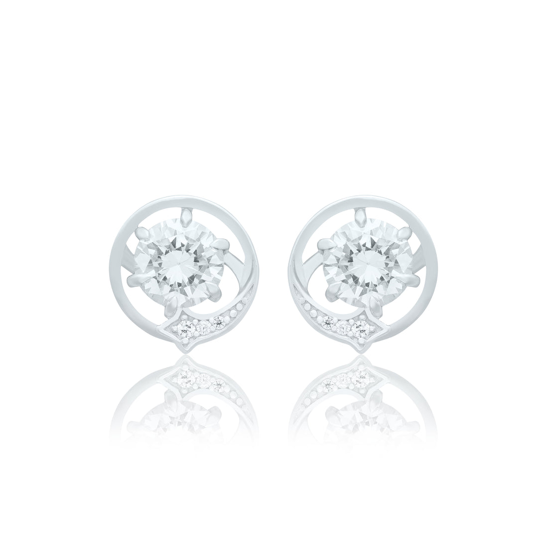 Luminous Classic Solitaire Earrings