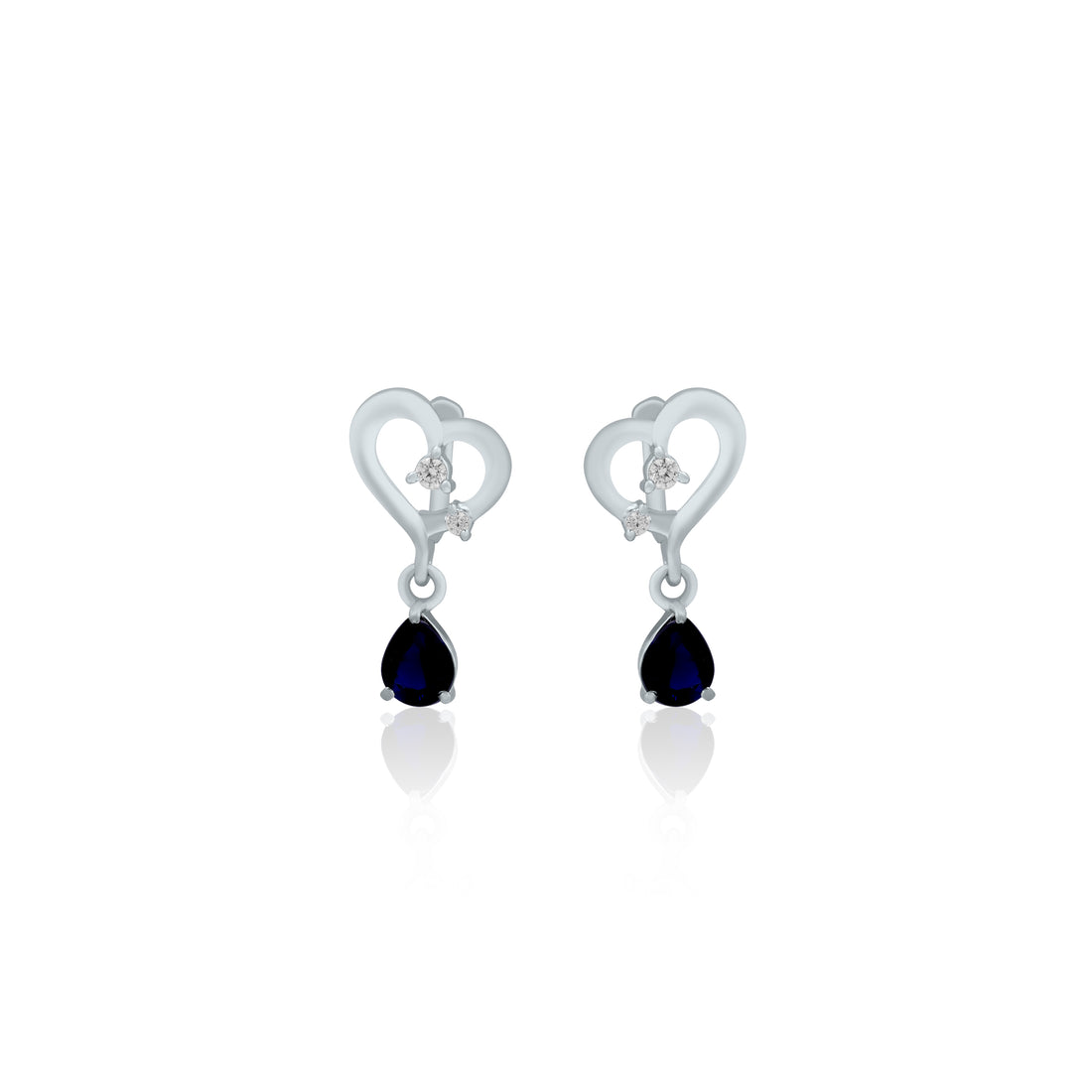 Interwind Heart Shape Earrings