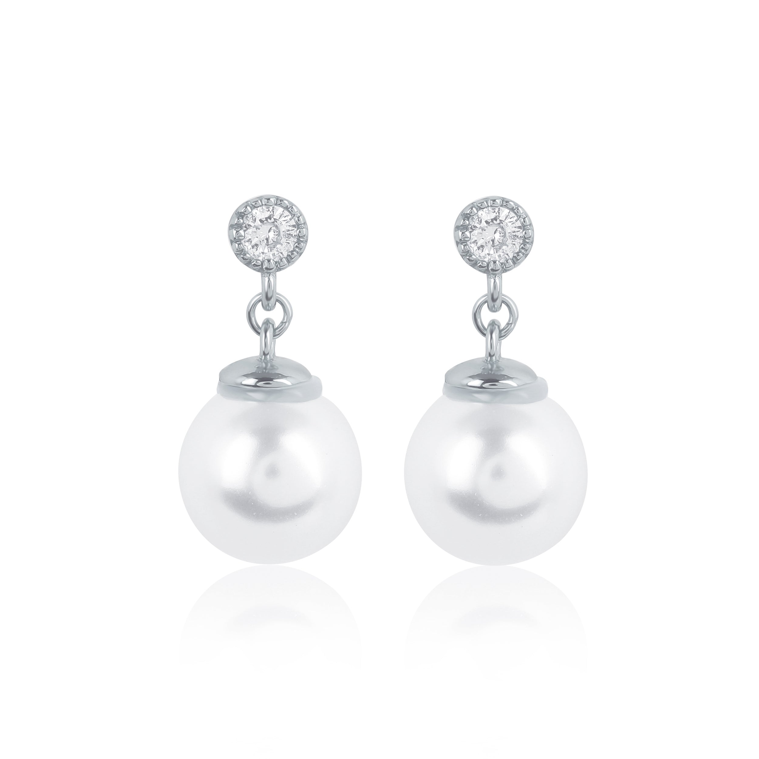 Big Pearl Drop Earrings