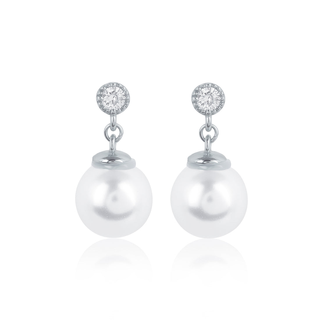 Big Pearl Drop Earrings