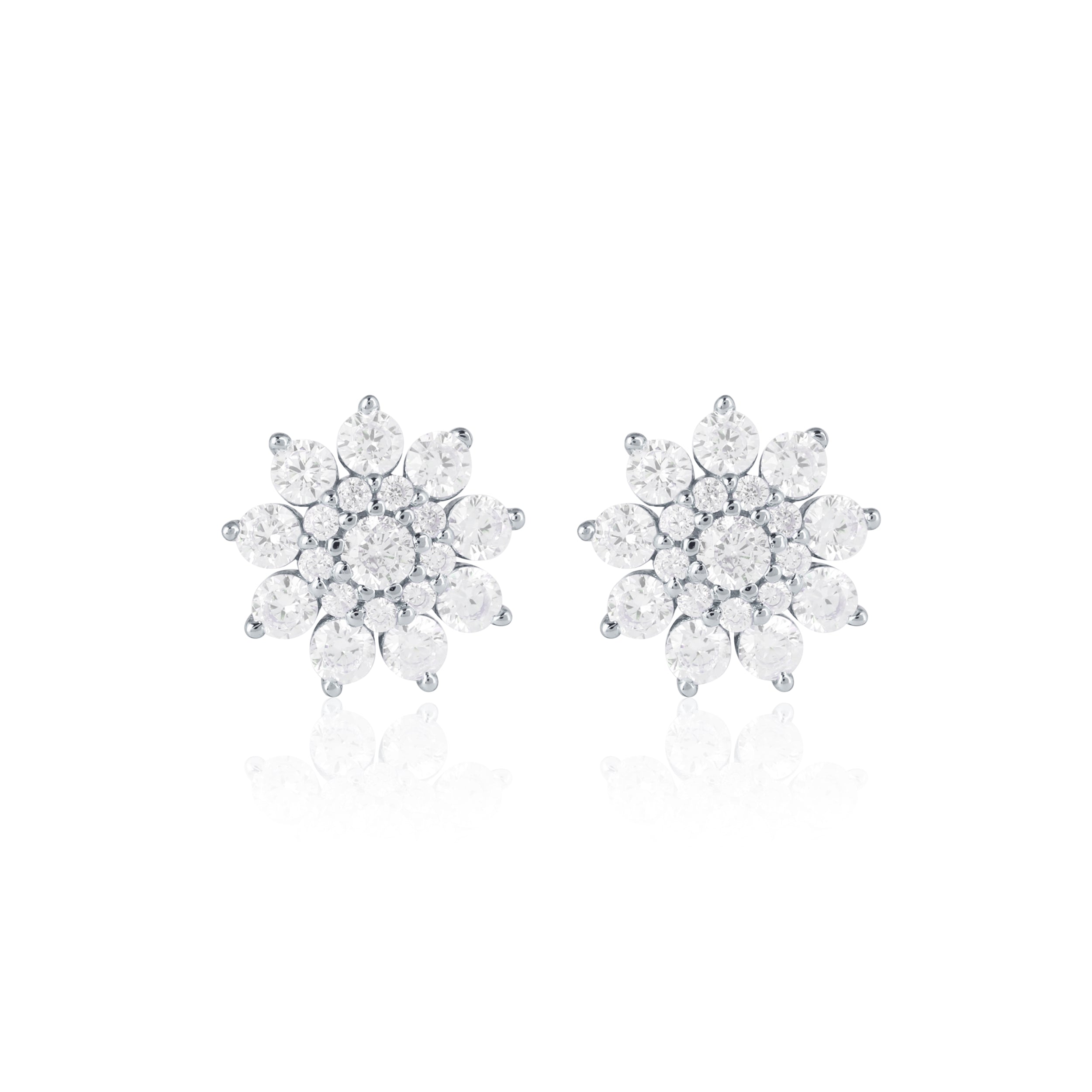 Flower Cluster Studs