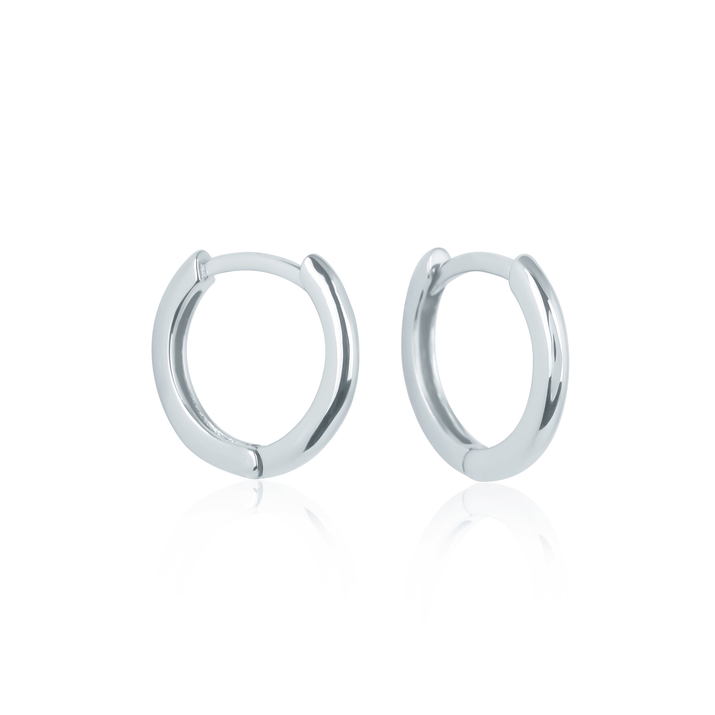 Small Hoop Round Earrings